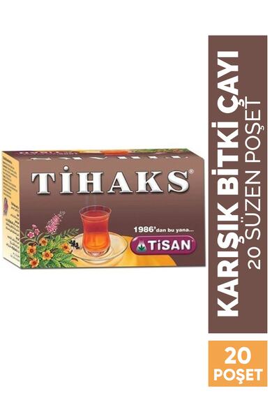 Tisan Tihaks Çay 20 Süzen Poşet Tilaks Tilax Sallama Çay