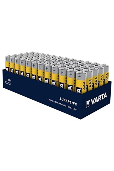 Varta Superlıfe Çinko Aaa Ince Kumanda Pili 60lı Paket Var.ta