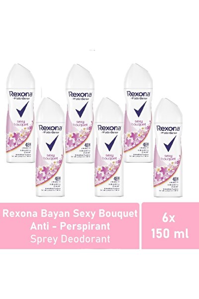 Rexona Kadın  Anti Perspirant Deodorant Sexy Bouquet 150 Ml - 6'lı Avantaj Pa...