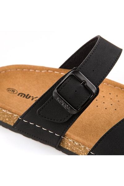 Muya Nanda Anatomik Erkek Terlik Siyah