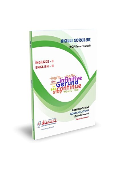 Genel Markalar Aöf Ilkumut – Ingilizce - 2 – (KONU ANLATIMLI - ÇÖZÜMLÜ SORULAR)