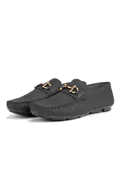 Ducavelli Pantofi Casual bărbați din Piele naturală Verde, Pantofi Rok Loafer Negri