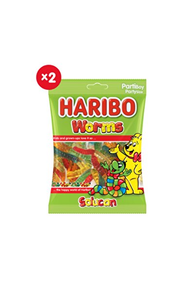 Haribo Worms 160 G 2'li Paket
