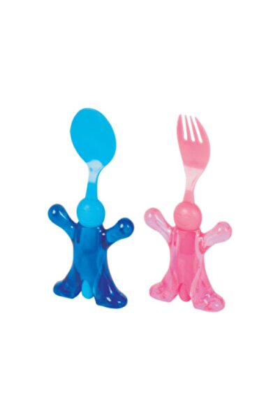FırsatYeri Children's Fork Spoon Set with Special Handle Baby Designed Spoon ...