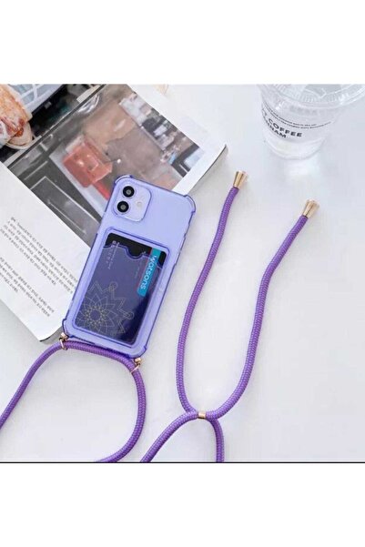 BilişimGo Technology Redmi Note 9s / 9 Pro Uyumlu Şeffaf Kartlıklı Boyun Askı...