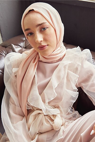 VALORSCARF Soft Pudra Abiye Şal