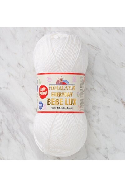 Himalaya Everyday Bebe Lux Antı-pılıng Örgü Ipi 70401 Beyaz 5'li Paket