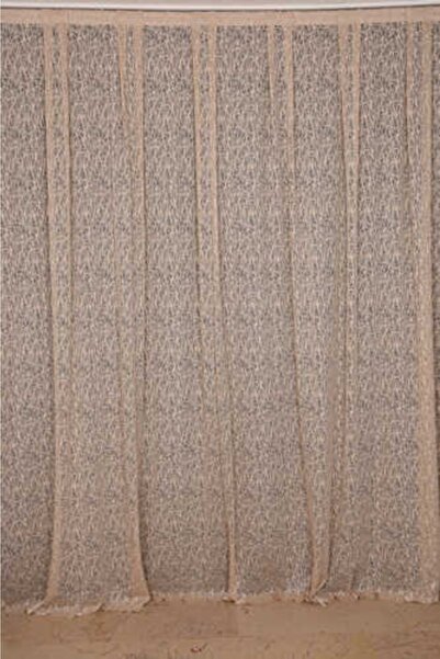 AKÇA TEKSTİL Cortina de fundal plisată, cu o singură aripă, din tul de păianj...