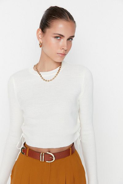Trendyol Collection Ecru Knitwear Sweater