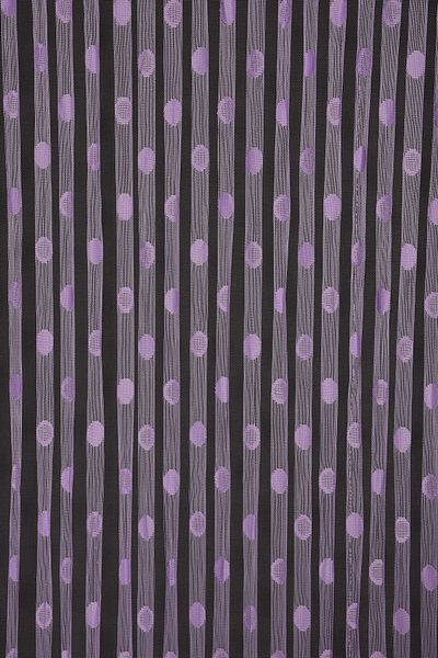 AKÇA TEKSTİL Small Polka Dot Model Lilac Color Ready Rope Curtain 300*270 cm