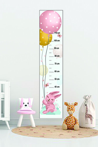 Sepet Yıldızı Настінний стікер «Кролик з повітряною кулькою» для дитячої кімн...