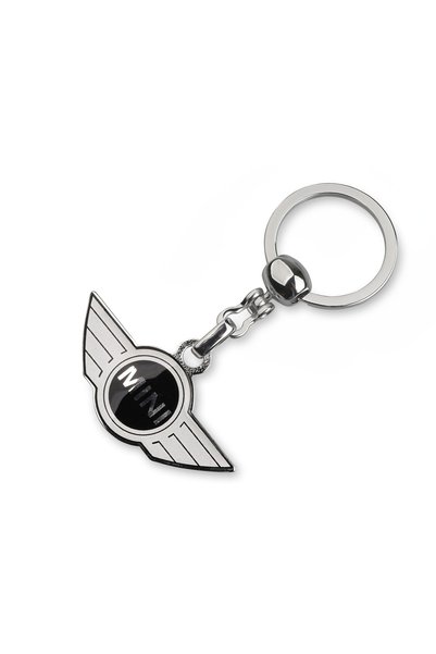 Modül Mini Cooper Logo Metal Car Keychain - Chrome Plated
