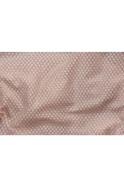 AKÇA TEKSTİL Honeycomb Model Powder Color Single Wing Pleated Background Curtain 75*260 cm