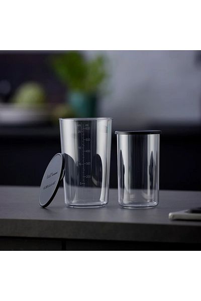 Bamix Glass Bowl Set with Capas 400ml and 700ml