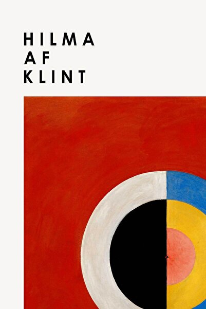 DUWART Premium Çerçevesiz Poster Hilma Af Klint The Swan No 17 Poster Tablo Poster Duvar Dekorasyonu