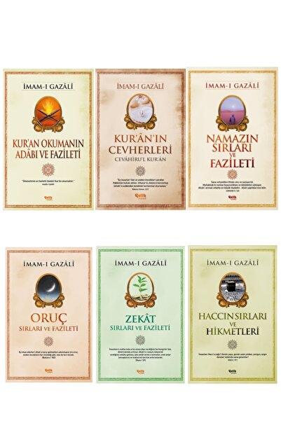 Çelik Yayınevi Imam-ı Gazali Serisi Kur'an'ın Cevherleri-namazın Sırları-oruç...