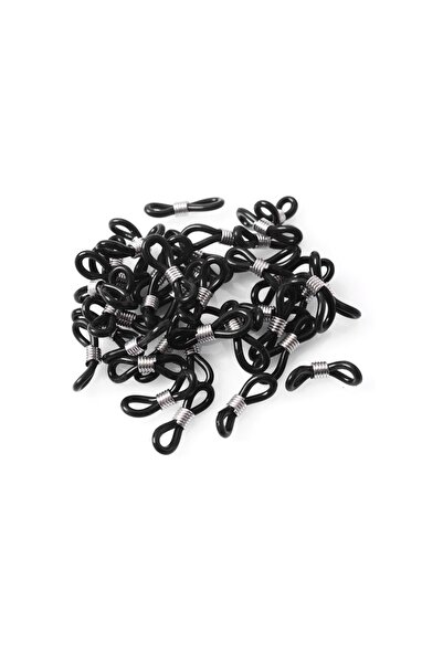 Caglar Accessories 50 قطعة من حبل النظارات الأسود، حزام النظارات، جهاز النظار...
