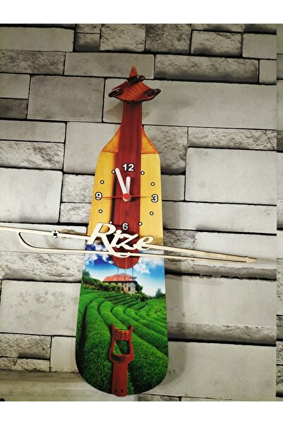 KARADENİZDEN Üçüzler Tesktil Rize Bezleri Hediyelik Eşya Kemençe Duvar Saati