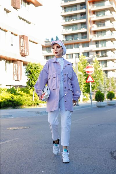 lurex moda Geanta de dama cu buzunar Jacheta oversize