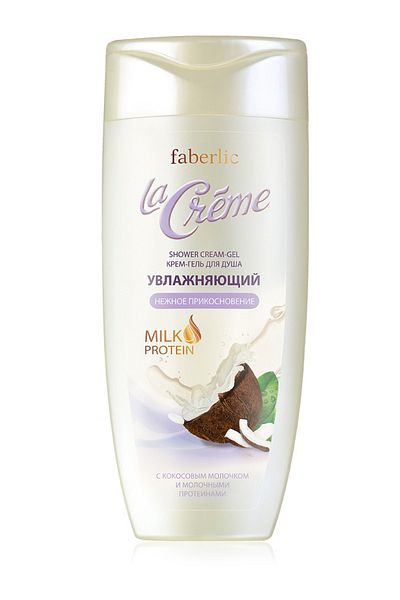 Faberlic جل الاستحمام الكريمي المرطب من سلسلة La Crème