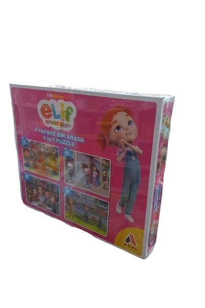 Adel Trt Kids Elif And Friends 4 Puzzle 4 in 1 Puzzle