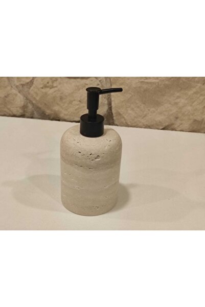 Polen Stone Dozator de săpun lichid din piatră naturală de travertin cu pompă...