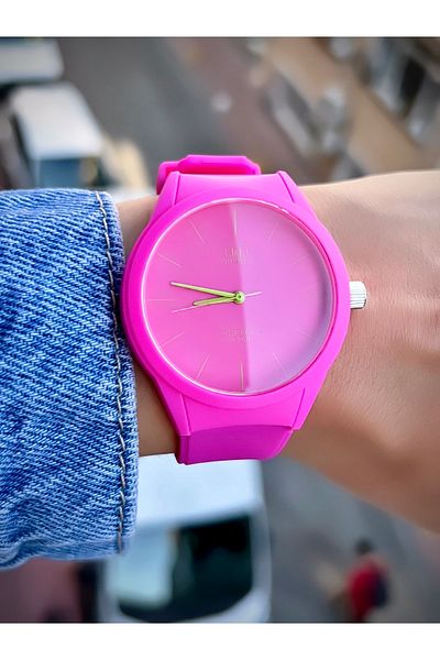 Q&Q Unisex Wristwatch Silicone Cord Waterproof Teenager Watch Sports Model