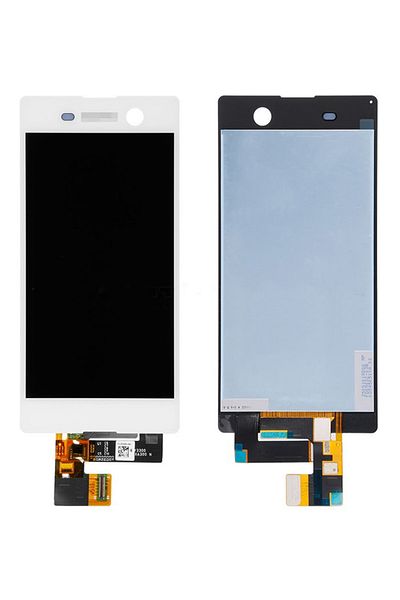 Ally Mobile Sony Xperia M5 - Compatible White LCD Screen and Touch Panel