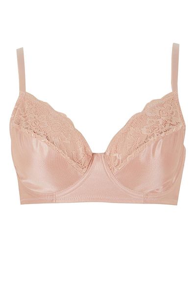 DeFacto Fall In Love Sutien transparent fără acoperire cu sârmă și dantelă