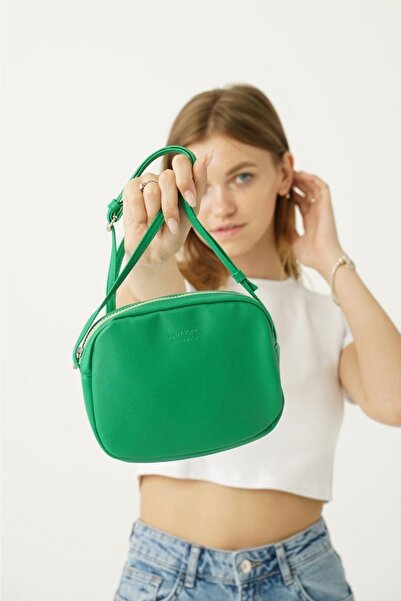 Top All BAG Yeşil Kadın Mini Urban Çapraz Askılı Çanta