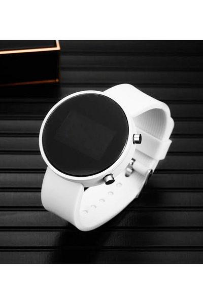 pullmarkt Silicone Cord Black Color Children's Wristwatch