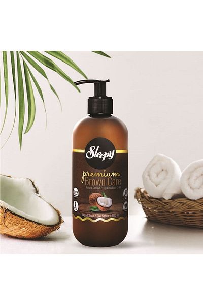 Sleepy Premium Brown Care Series Liquid Soap 3x500 Ml