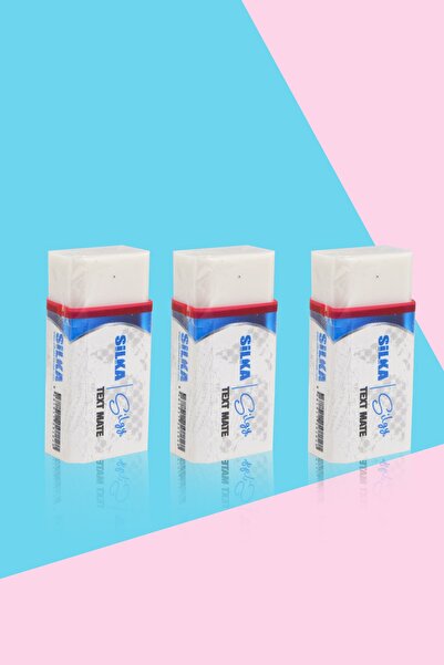 Four Office مجموعة ممحاة بيضاء متوسطة الحجم من Text Mate مكونة من 3 قطع