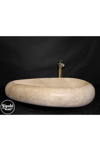 Genel Markalar Light Traverten Çakıl Tasarım Lavabo