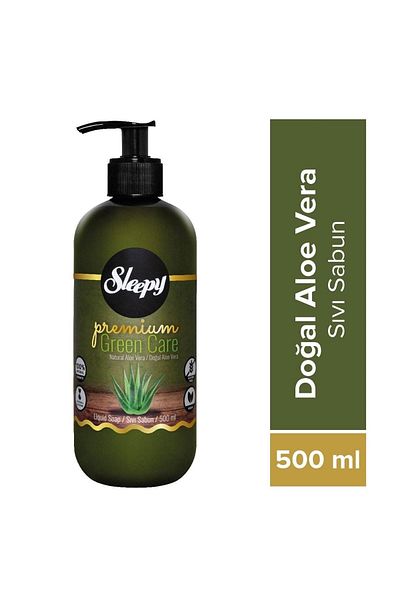 Sleepy Premium Green Care Natural Aloe Vera Liquid Soap 500 Ml