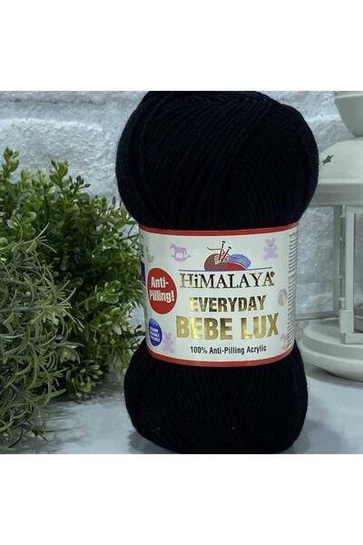 Himalaya Nisip negru pentru tricotat manual Bebelux, pachet de 5, 70418