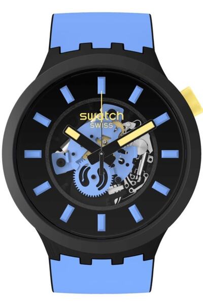 Swatch Sb03b108 Travel By Day Men's Wristwatch