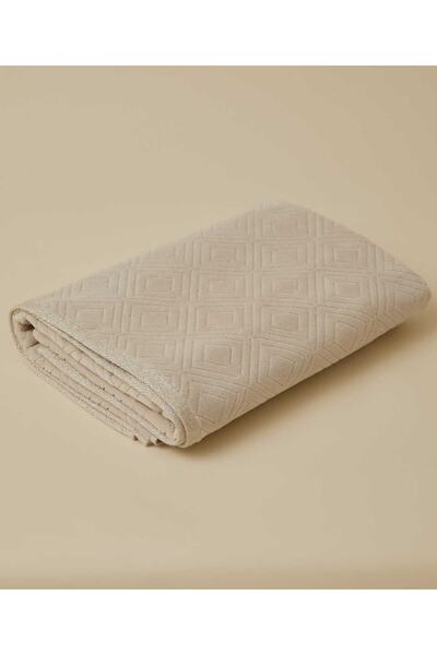 Maisonette Geo Shımmer Havlu 76 X 152 Cm Bej
