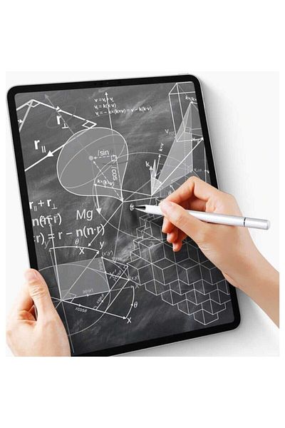 TEKNETSTORE Black Touch Pen - Drawing and Writing 2 in 1 Tablet Pen