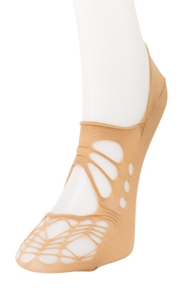Rozina Fishnet Patterned Ballerina Socks-suba- B-net