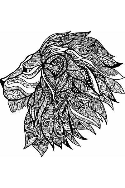 MegaSticker ملصق Lion Lion مقاس 12 × 12 سم لخوذة الدراجة النارية والكمبيوتر ا...
