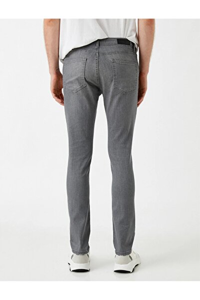 Koton 3wam40020bd Slim Men's Jean Trousers Indigo Stone