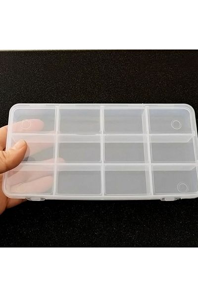 yiğit aksesuar 12 Compartment Hobby Bead Jewelry Box Organizer Box