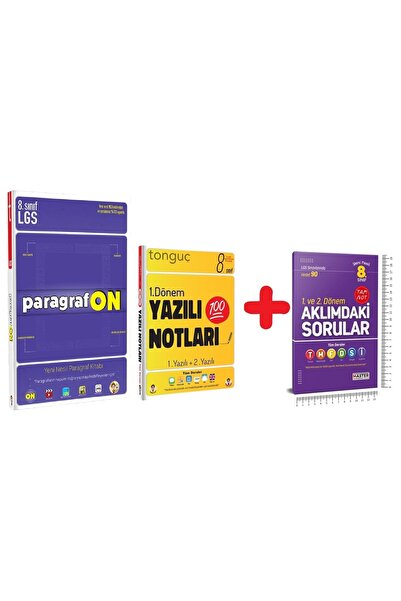 Tonguç Yayınları 8. Sınıf Yeni Nesil Lgs 8. Sınıf 1. Dönem Yazılı Notları Par...