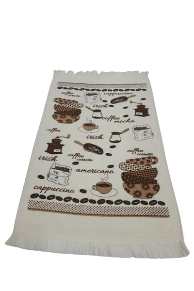 BİLGEM TEKSTİL Kitchen Towel Printed Fringed 40*60