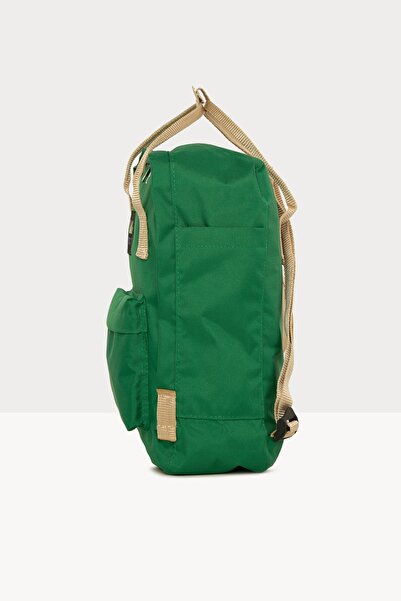 Bagmori Γυναικεία τετράγωνη τσάντα με ρυθμιζόμενο λουράκι Grass Green M 000001621