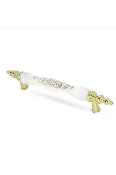 POLE Ottoman Pattern Porcelain Handle 128 Mm (1 Piece)