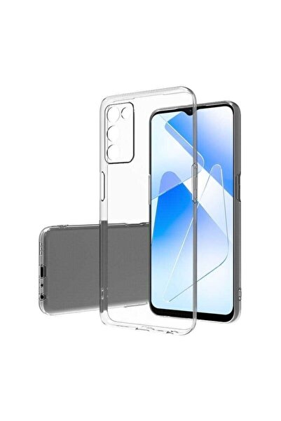 Fibaks Oppo A55 5g Kılıf Yumuşak Şeffaf Süper Silikon