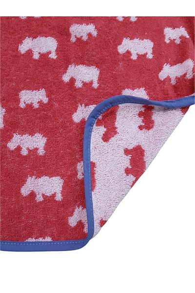 Alpar Tekstil Red/Rhinoceros Cotton Sleeve Towel for 6-24 Months - Baby Bib Outlet Product