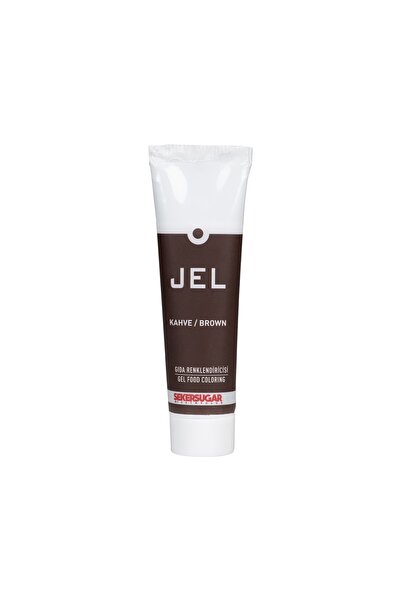 ŞEKER & SUGAR Yenilebilir Jel Gıda Boyası 100 Ml Kahve